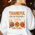 Teach Thanksgiving Teacher Thankful For My Preschool Turkeys Women's Sweatshirt Back Print White Teach Thanksgiving Teacher Thankful For My Preschool Turkeys Women's Sweatshirt Back Print White