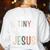 I Teach Tiny Humans About Jesus Teacher Sunday School Faith Women's Sweatshirt Back Print White I Teach Tiny Humans About Jesus Teacher Sunday School Faith Women's Sweatshirt Back Print White