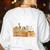 I Teach Young People About Dead People History Teachers Women's Sweatshirt Back Print White