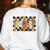 Teacher Appreciation Boho Floral Leopard Checkered Women's Sweatshirt Back Print White Teacher Appreciation Boho Floral Leopard Checkered Women's Sweatshirt Back Print White