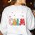 Teacher All Calm Said No Teacher Christmas Pencil Tree Women's Sweatshirt Back Print White Teacher All Calm Said No Teacher Christmas Pencil Tree Women's Sweatshirt Back Print White