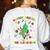 Teacher Christmas Shirts Pajama Matching Rockin' Around The Classroom -Adult Short Sleeve Small Modern Festive Christmas Teacher Xmas Vibes T-Shirt Women's Sweatshirt Back Print White