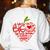 Teacher Day T Shirt Appreciation Day Apple Teach Learn Women's Sweatshirt Back Print White Teacher Day T Shirt Appreciation Day Apple Teach Learn Women's Sweatshirt Back Print White