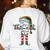 The Teacher Elf Shirt Matching Family Christmas Elf Men Women Kids Women's Sweatshirt Back Print White The Teacher Elf Shirt Matching Family Christmas Elf Men Women Kids Women's Sweatshirt Back Print White