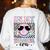 In My Teacher Era Groovy Tie Dye Back To School Cute Teacher Women's Sweatshirt Back Print White