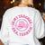 In My Teacher Era Yeehaw Pink Teacher Western Cowgirl Women's Sweatshirt Back Print White