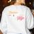 Teacher And Firefighter Wife Shirt Teacher Life Fire Wife Women's Sweatshirt Back Print White