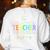 This Teacher Is Glowing Hello Summer End Of School Women's Sweatshirt Back Print White This Teacher Is Glowing Hello Summer End Of School Women's Sweatshirt Back Print White