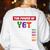 Teacher Growth Mindset Power Of Yet Women's Sweatshirt Back Print White Teacher Growth Mindset Power Of Yet Women's Sweatshirt Back Print White