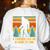 A Teacher Like Me Is Hard To Find Bigfoot Teacher Women's Sweatshirt Back Print White