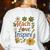 Teacher Inspire Love Women's Sweatshirt Back Print White Teacher Inspire Love Women's Sweatshirt Back Print White