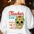 Teacher Life Got Me Feeling Un Poco Loco Women's Sweatshirt Back Print White Teacher Life Got Me Feeling Un Poco Loco Women's Sweatshirt Back Print White