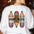 Teacher Life Teach Love Inspire Pencils Inspirational Women Women's Sweatshirt Back Print White