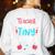 Teacher Preschool Pre K Kindergarten Women's Sweatshirt Back Print White Teacher Preschool Pre K Kindergarten Women's Sweatshirt Back Print White