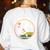 Teacher-Saurus Dinosaur Teacher Design T-Rex Design Women's Sweatshirt Back Print White Teacher-Saurus Dinosaur Teacher Design T-Rex Design Women's Sweatshirt Back Print White