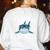 Teacher Shark Teacher For Men Women Women's Sweatshirt Back Print White