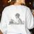 Teacher Skeleton Messy Bun I'Ll Just Wait Until Its Quiet Women's Sweatshirt Back Print White Teacher Skeleton Messy Bun I'Ll Just Wait Until Its Quiet Women's Sweatshirt Back Print White