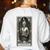 The Teacher Skeleton Tarot Card Women's Sweatshirt Back Print White The Teacher Skeleton Tarot Card Women's Sweatshirt Back Print White