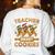 Teacher Of Smart Cookies Gingerbread Christmas Teacher Women's Sweatshirt Back Print White Teacher Of Smart Cookies Gingerbread Christmas Teacher Women's Sweatshirt Back Print White