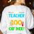 My Teacher Survived 100 Days Of Me Dab 100 Days Of School For Men Women Kids Women's Sweatshirt Back Print White My Teacher Survived 100 Days Of Me Dab 100 Days Of School For Men Women Kids Women's Sweatshirt Back Print White