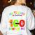 My Teacher Survived 100 Days Of Me 100 Days Of School Women's Sweatshirt Back Print White