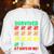 My Teacher Survived 67 Days Of Me School Kids Costume Women's Sweatshirt Back Print White My Teacher Survived 67 Days Of Me School Kids Costume Women's Sweatshirt Back Print White