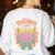 Teacher Teachers Love Brains Halloween Men Women Women's Sweatshirt Back Print White Teacher Teachers Love Brains Halloween Men Women Women's Sweatshirt Back Print White
