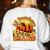 Teacher All Teachers Love Brains Halloween Party Women's Sweatshirt Back Print White Teacher All Teachers Love Brains Halloween Party Women's Sweatshirt Back Print White