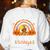 Teacher Thanksgiving Thankful For My Third Grade Turkeys Women's Sweatshirt Back Print White