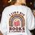 Teacher-TShirt I Like Big Books & I Cannot Lie Reading For Women Women's Sweatshirt Back Print White Teacher-TShirt I Like Big Books & I Cannot Lie Reading For Women Women's Sweatshirt Back Print White