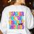 Teacher Of The Visually Impaired Blindness Awareness Women's Sweatshirt Back Print White Teacher Of The Visually Impaired Blindness Awareness Women's Sweatshirt Back Print White