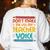 Teacher Voice Teacherlife Primary School Teacher Women's Sweatshirt Back Print White Teacher Voice Teacherlife Primary School Teacher Women's Sweatshirt Back Print White