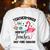 Teachermingo Like A Normal Teacher Only More Fabulous Women's Sweatshirt Back Print White