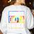 Teacher's Assistant Straight Outta Energy Teaching Tie Dye For Men Women Women's Sweatshirt Back Print White Teacher's Assistant Straight Outta Energy Teaching Tie Dye For Men Women Women's Sweatshirt Back Print White