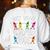 Teacher's Get Your Cray On Dabbing Crayons Women's Sweatshirt Back Print White Teacher's Get Your Cray On Dabbing Crayons Women's Sweatshirt Back Print White