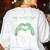 Teachers Love Brains Halloween Costume Trick Treat Zombie Women's Sweatshirt Back Print White Teachers Love Brains Halloween Costume Trick Treat Zombie Women's Sweatshirt Back Print White