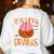 Teachers Love Brains Halloween T-Shirt For Men Women Women's Sweatshirt Back Print White Teachers Love Brains Halloween T-Shirt For Men Women Women's Sweatshirt Back Print White