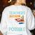 Teachers Make All Other Professions Possible Back To School For Men Women Women's Sweatshirt Back Print White