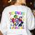 Teachers Are Superheroes Back To School Women's Sweatshirt Back Print White