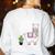 Teachers Testing Day Test Day No Prob Llama Teacher Women's Sweatshirt Back Print White Teachers Testing Day Test Day No Prob Llama Teacher Women's Sweatshirt Back Print White