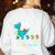 Teachersaurus Like A Normal Teacher But More Awesome Women's Sweatshirt Back Print White