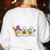 Teaching My Boos Ghost Teacher Halloween Spooky Educator Women's Sweatshirt Back Print White