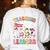 Teaching Future Leaders Groovy Teacher Back To School Women's Sweatshirt Back Print White Teaching Future Leaders Groovy Teacher Back To School Women's Sweatshirt Back Print White