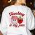 Teaching Is My Jam Cute Strawberry For Women Teachers Women's Sweatshirt Back Print White Teaching Is My Jam Cute Strawberry For Women Teachers Women's Sweatshirt Back Print White