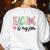 Teaching Is My Jam For Women Teacher Cute Teachers Outfit Women's Sweatshirt Back Print White Teaching Is My Jam For Women Teacher Cute Teachers Outfit Women's Sweatshirt Back Print White