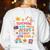 Teaching Kids About Jesus Is The Best Job Ever Bible Teacher Women's Sweatshirt Back Print White Teaching Kids About Jesus Is The Best Job Ever Bible Teacher Women's Sweatshirt Back Print White