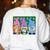 Teaching My Little Gnomies With Gnome For Teacher Women Women's Sweatshirt Back Print White Teaching My Little Gnomies With Gnome For Teacher Women Women's Sweatshirt Back Print White