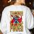 Teaching Is My Super Power Superhero Teacher Women's Sweatshirt Back Print White Teaching Is My Super Power Superhero Teacher Women's Sweatshirt Back Print White