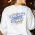 TEACHING IS MY SUPER POWER Teacher Appreciation Women's Sweatshirt Back Print White