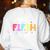 Team Fifth Grade Teacher Back To School 5th Grade Squad Kids Women's Sweatshirt Back Print White